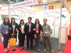 Dingnuo computer quilting machine participates in the Egyptian International Textile, Garment Machinery and Accessories Exhibition